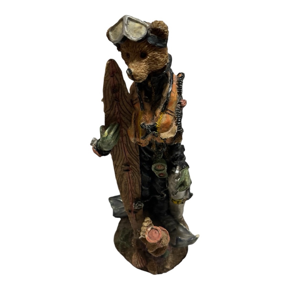Christhomas Corp Classic Beartiques Handmade "Snowboard Bear" Vintage 1997